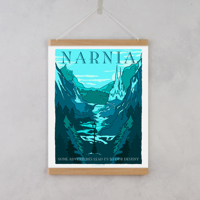 Narnia Fictional Travel Poster