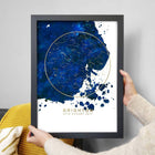 Redeem Your Gift Pack - Personalised Foil Star Map Print