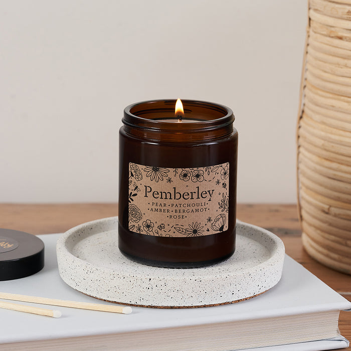 Pemberley Candle. Pride and Prejudice. Jane Austen. Janite. Austenite. Jane Austen Candle. Bookish Candle. Candle for reading. Candle for bookworms. the perfect gift for book lovers, bookworms, readers and bibliophiles.