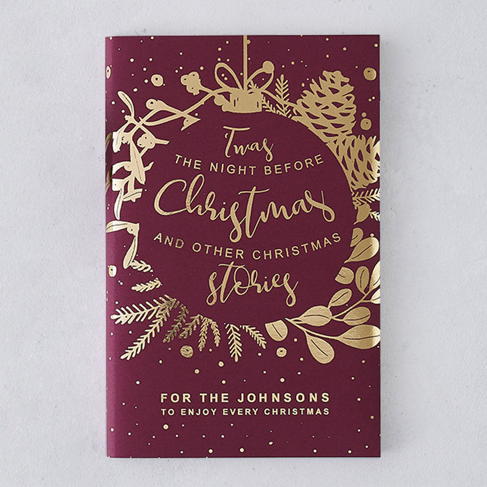 'Twas the Night Before Christmas front cover - personalised Christmas Eve book