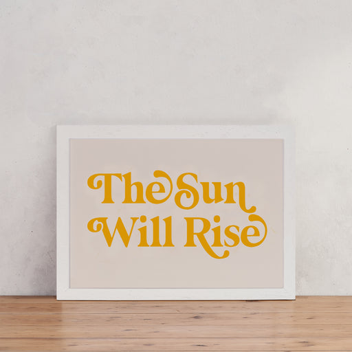 Les Miserables The Sun Will Rise Retro Wall Art