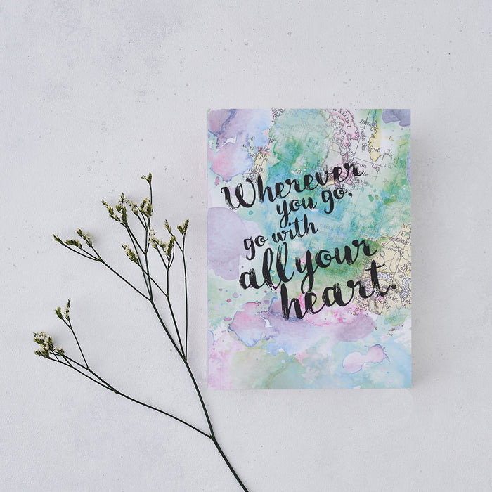 "Wherever You Go, Go With All Your Heart" Writing Journal