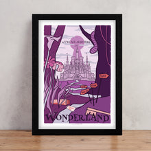 Wonderland Art Print – Alice in Wonderland Inspired Travel Poster